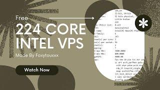 How to get a 224 core / 473gb ram vps for free !