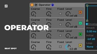 Operator | Instrument | Ableton Live Tutorial