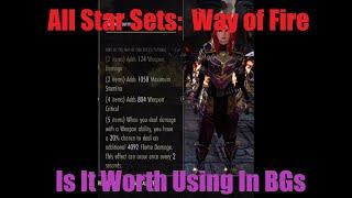 ESO | All Star Sets: BGs Edition | Way of Fire