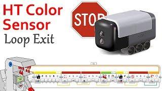 Programming Line Follower Loop Exits with the HiTechnic Color Sensor