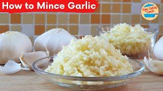 Easy Way of Peeling and Mincing Garlic with Kitchen Knife