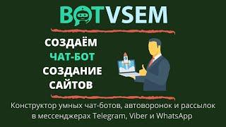 Создаём чат-бот для создателей сайтов в конструкторе BotVsem