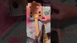 How to install Box Corners on your cigar box guitar. #cigarboxguitar #cigarboxguitar