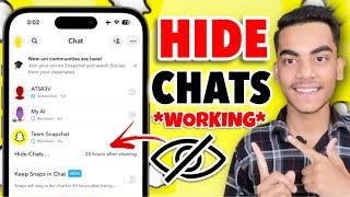How To Hide Snapchat Chats | Snapchat Chat Hide Kaise Kare | How To Hide Snapchat Messages