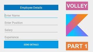 Android Kotlin CRUD Operation using volley  Part 1 (GITHUB)