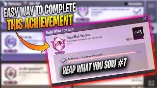 Reap What You Sow Hide Achievement  | How To Complete New Hidden Achievement in pubg mobile #7