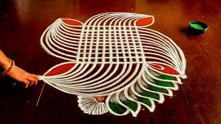 Easy padikolam designs| Simple muggulu designs| easy rangoli designs| Beginners kolam