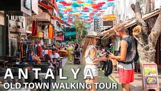 Antalya Old Town Walking Tour Turkey 4K