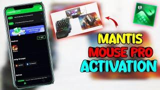 Mantis Mouse Pro Single Phone Activation on all Android Versions | keyboard and mouse in mobile 2024