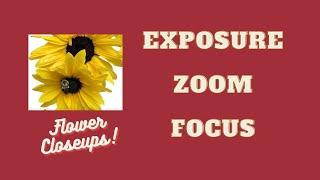 Taking close up flower pictures with your phone!