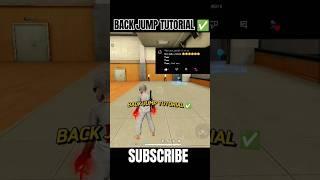 BACK JUMP TUTORIAL. #bonex4ff#freefire#viral#shortsfeed#trendingshorts