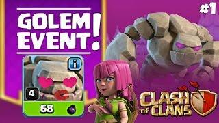 CLASH OF CLANS ČESKY - GOLEM EVENT!