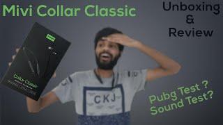 Mivi Collar Classic Pubg Test ? Review And Unboxing ! Sound Test ! Bluetooth Wireless Earphone Mivi