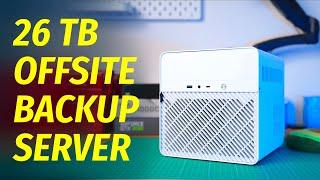 Building a 26TB Offsite Backup Server! ft. Tailscale