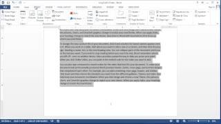 How to Convert Microsoft Word Columns Formatting to Table Fo... : Applying Microsoft Word Knowledge