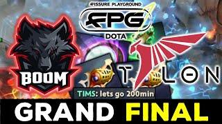 ABSOLUTELY CRAZY SEA GRAND FINAL !!! BOOM ESPORTS vs TALON ESPORTS - FISSURE PLAYGROUND SEA DOTA 2