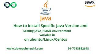 How to Install Specific Java | Setting JAVA_HOME environment variable in Ubuntu/Redhat/Centos