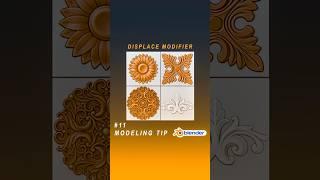 Blender Modeling Tip 11 - Displace Modifier - Hindi | #blender #blendertutorial #learning