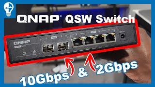 The NEW QNAP 10Gbps and 2.5 Gbps Switch For My NAS  | With One More SSD | QSW-2104-2S