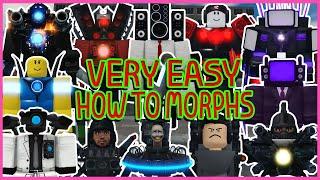 NEW UPDATE - All New Morphs [EPISODE 74] in Toilet Roleplay (Roblox)