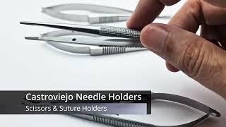 Castroviejo Needle Holders | Castroviejo Scissors & Suture Holders | Pin Tech Instruments