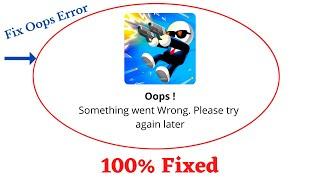 Fix Johnny Trigger Oops Something Went Wrong Error. Please Try Again Later Problem Error Solved