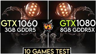 GTX 1060 (3GB) vs GTX 1080 | Test In 10 Games | How Much Difference ?