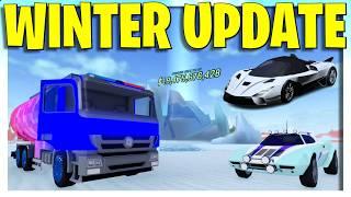 NEW LIMITED CAR & SEASON 24 IS HERE! (Roblox Jailbreak Winter Update)