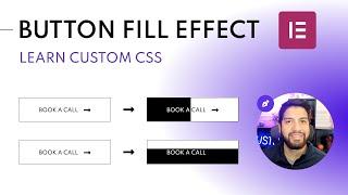 Elementor Button Hover Fill Effect With Custom CSS | Elementor Pro CSS Tutorial