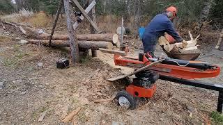 DIY Firewood Processor, low cost! easy build.