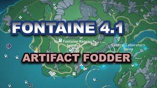 Genshin Impact: Fontaine 4.1 Artifact Route Hotspots