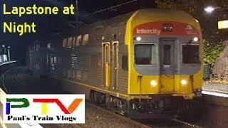 Paul's Train Vlog 528: Lapstone at Night