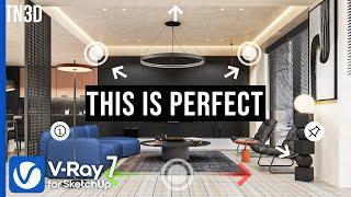 V-Ray 7 for Sketchup | Creating IMMERSIVE Interior 360 Virtual Tour Tutorial