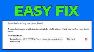 How To Fix Printer Cannot Be Contacted over the Network in Windows 11