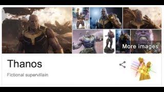 Avengers Endgame Easter Egg  **Google Thanos**