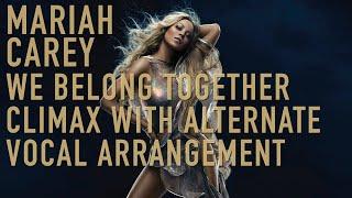 Mariah Carey – We Belong Together climax with alternate vocal arrangement