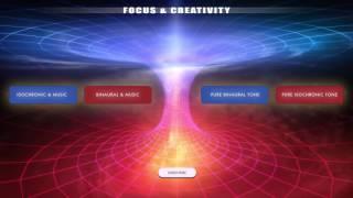 Focus & Creativity - Creative Thinking, Visualisation & Problem Solving - Binaural Beats & Iso Tones
