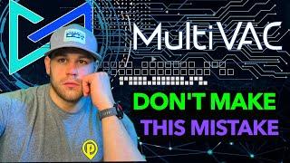 MultiVAC (MTV) Just did what? Why I am regretting my decision! BULLISH!!!