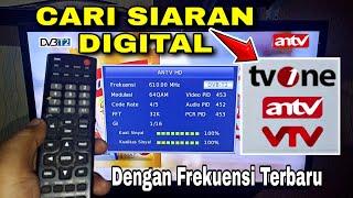 Cara mencari Siaran Antv dan TvOne yang hilang di Set top box tv digital di seluruh indonesia