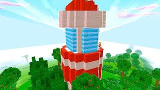 Рыжик построил МАЯК в Блок Крафт 3Д (Block Craft 3D) В гостях у Рыжика