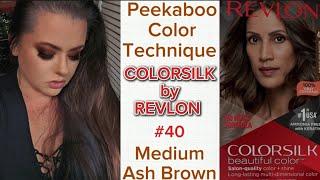 Medium Ash Brown | REVLON COLORSILK | Peekaboo Color & Root Retouch