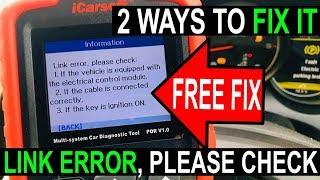 iCarsoft Link Error - HOW TO FIX VIDEO   Connection problem