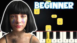 Unstoppable - Sia | Beginner Piano Tutorial | Easy Piano