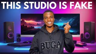 Create a fake YouTube Studio Background Using FREE AI | YouTube Studio Set-up