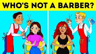 Riddles (thumbnail Who's not a barber?)