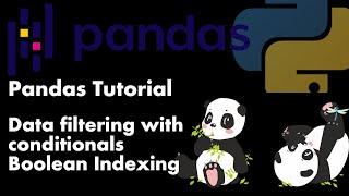 Data FILTERING in Pandas via Boolean Indexing - tutorial #3