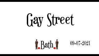 Gay Street (2021). Driving through The Streets of Bath UK, with roof mounted GoPro.