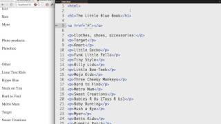 Table of Contents in HTML