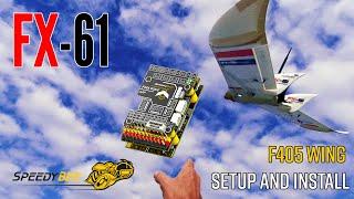 FX-61 Phantom Upgrade - Speedybee F405 Wing - Setup and Install INAV 6.1