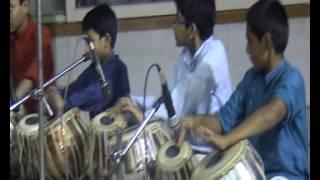 Chaitanya Sharma on Tabla at PWO Temple, Gurgaon -25. 07.2015